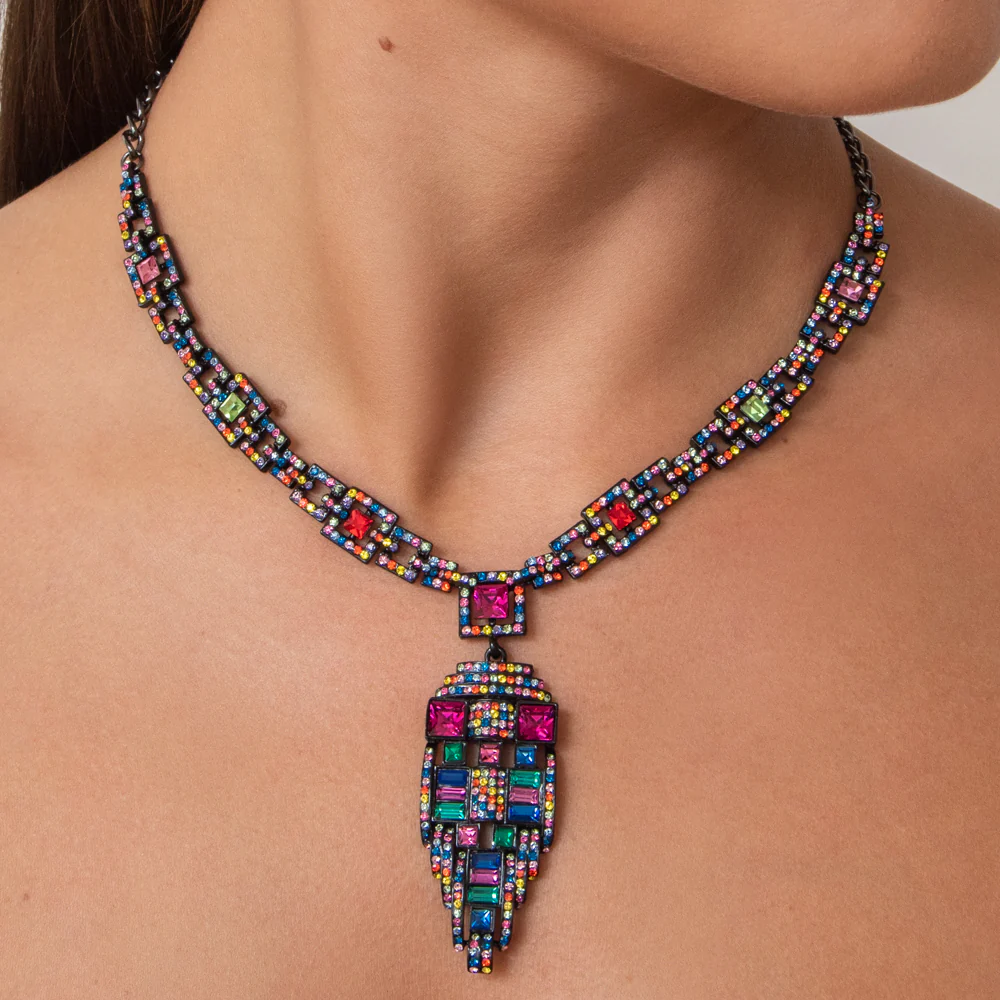 Art Deco Pendant Necklace - Image 8