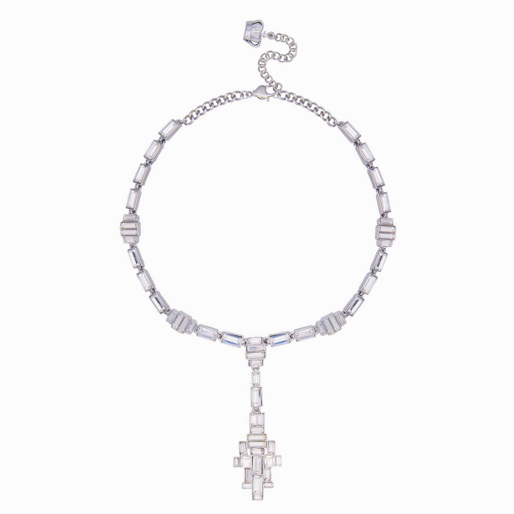 Baguette Crystal Art Deco Necklace - Image 5
