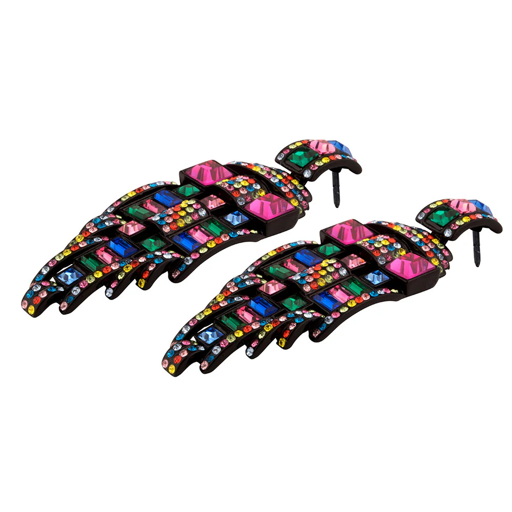 Crystal Art Deco Drop Earrings - Image 9