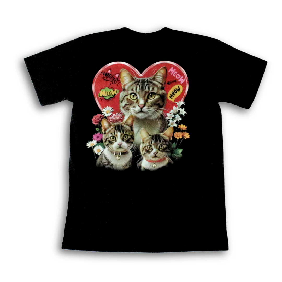 Cat Family T-Shirt - Image 5