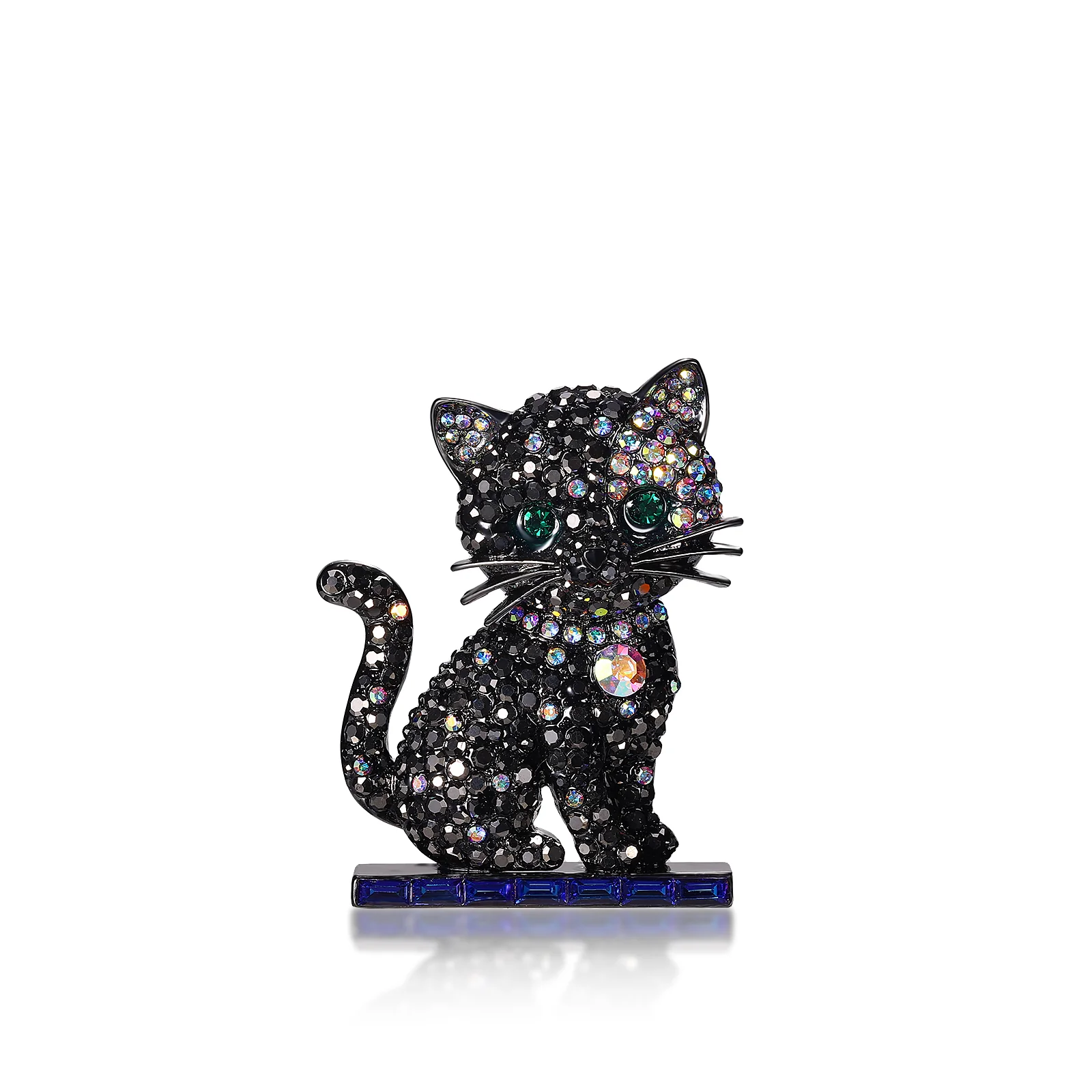 Crystal Kitten Brooch - Image 3