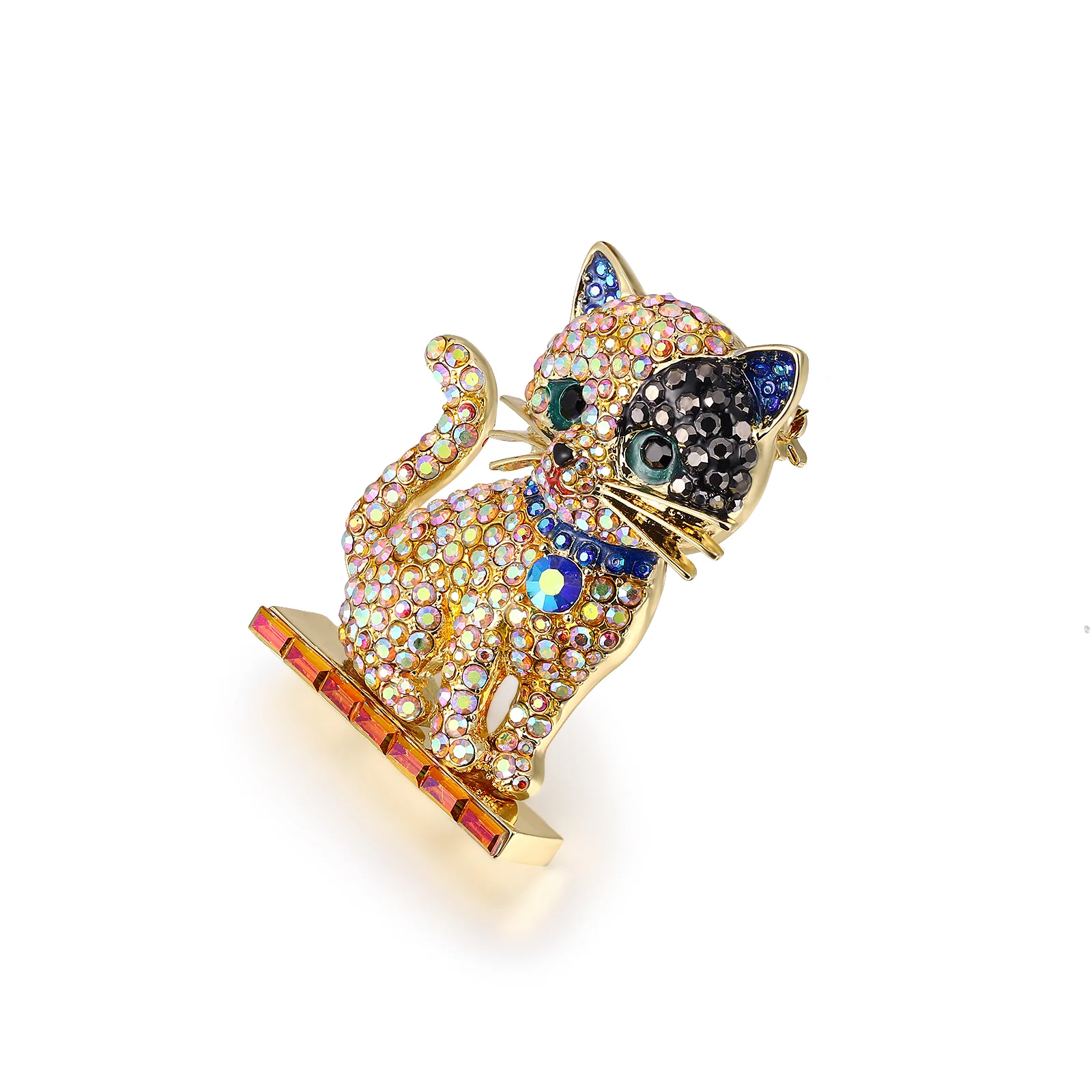 Crystal Kitten Brooch - Image 4
