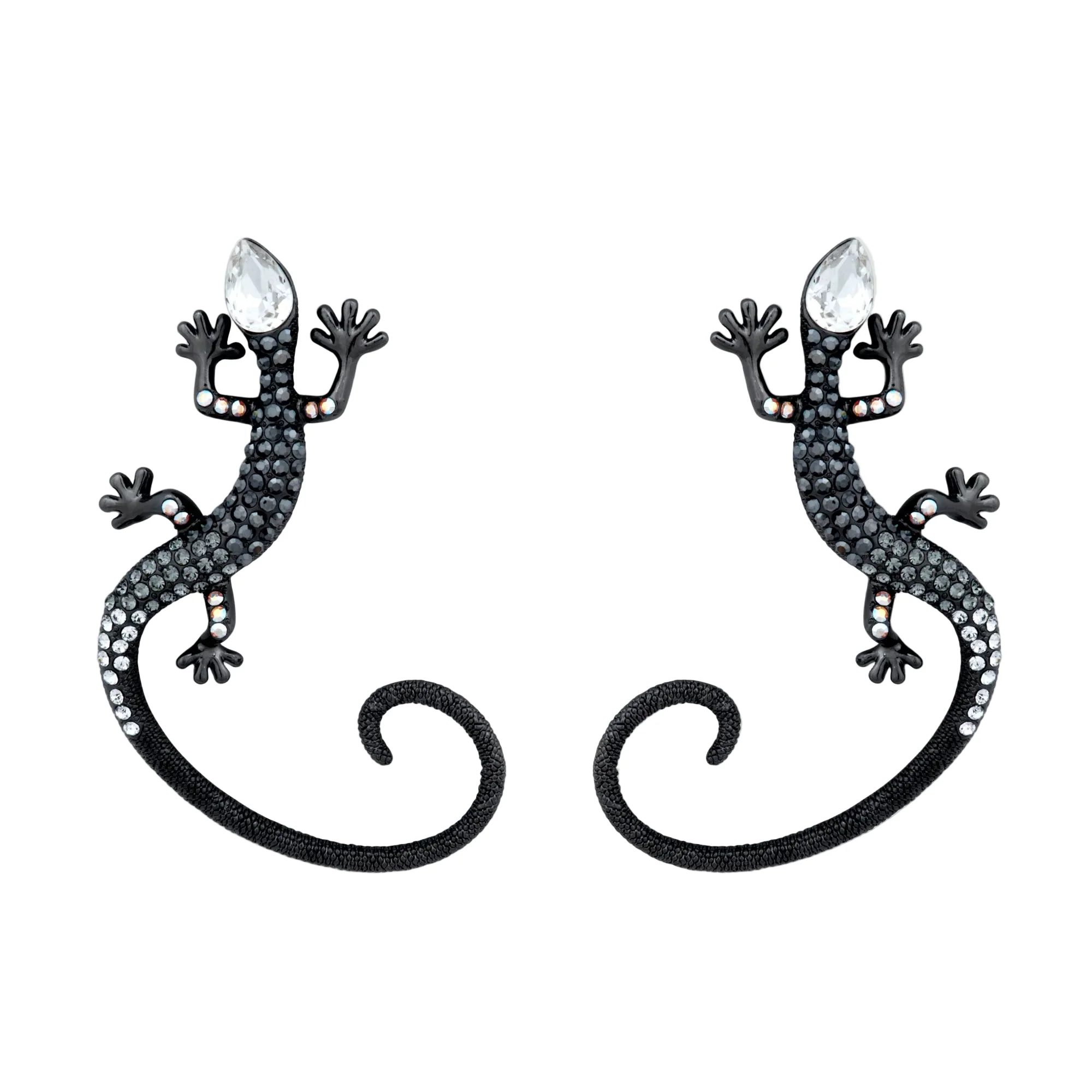 Crystal Desert Lizard Earrings - Image 5