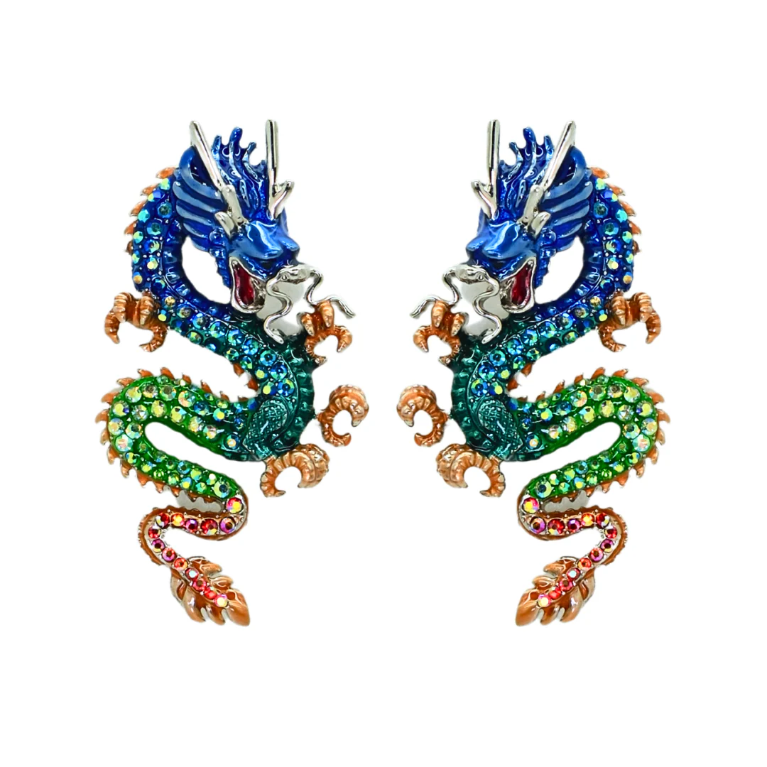 Fierce Dragon Earrings - Image 3