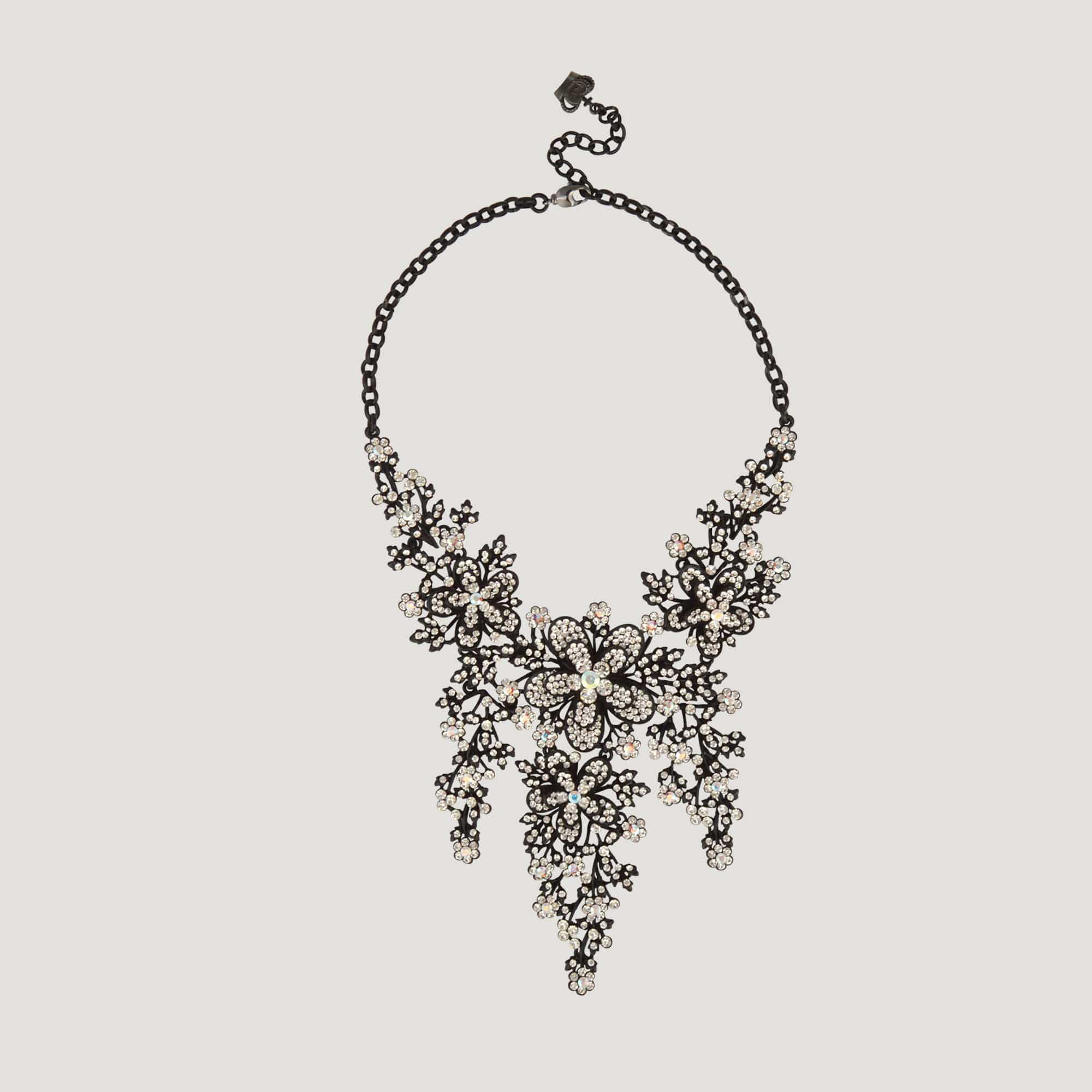 Trailing Flowers Y-Shape Necklace - Image 6