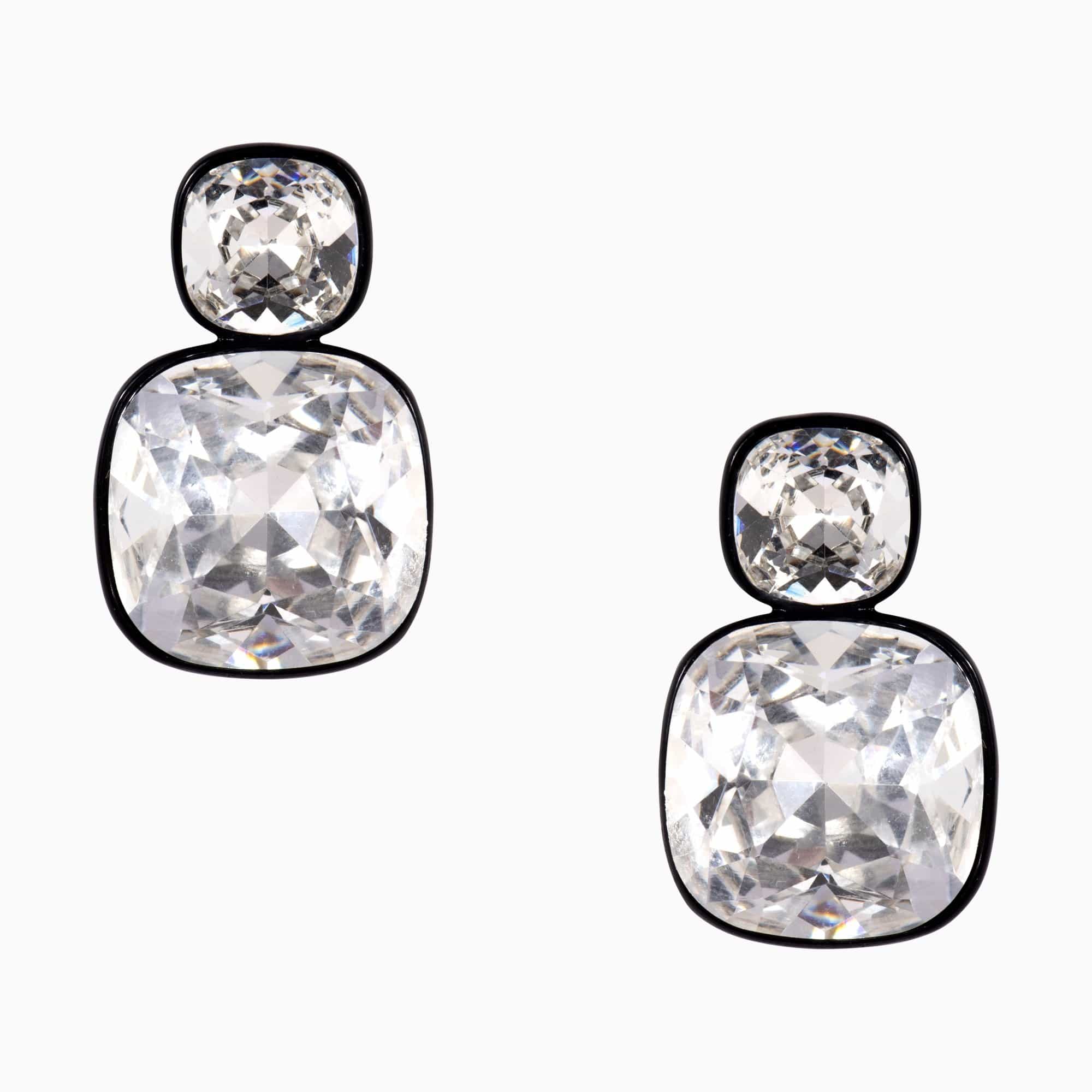 Graduated Crystal Earrings - Image 10
