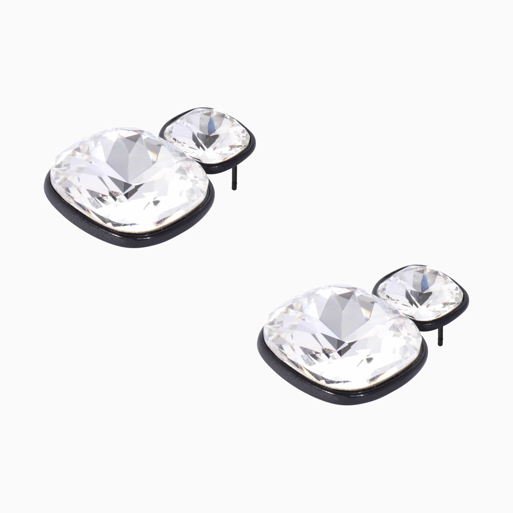 Graduated Crystal Earrings - Image 11