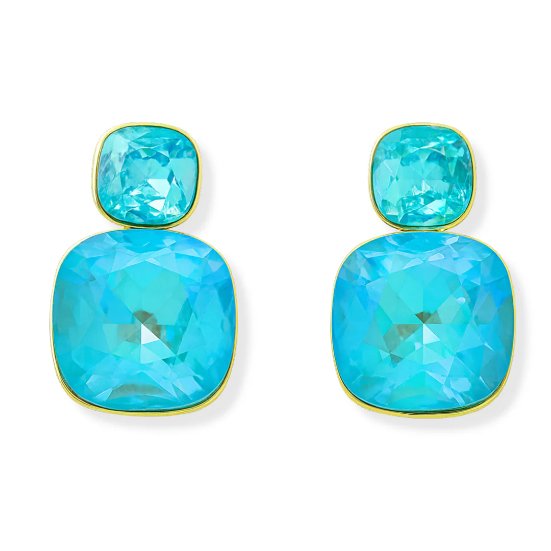 Graduated Crystal Earrings - Image 9