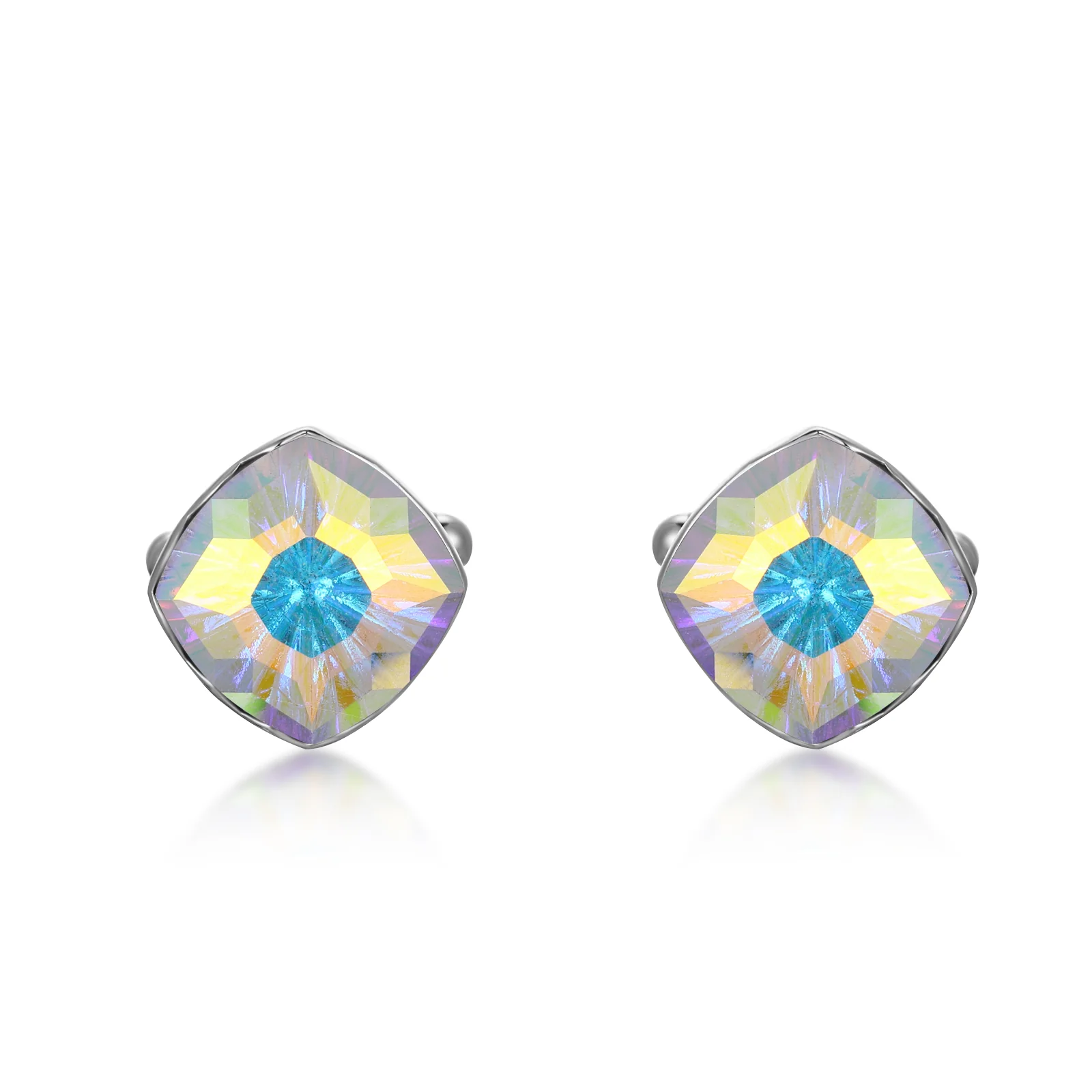 Iridescent Crystal Cufflinks - Image 3