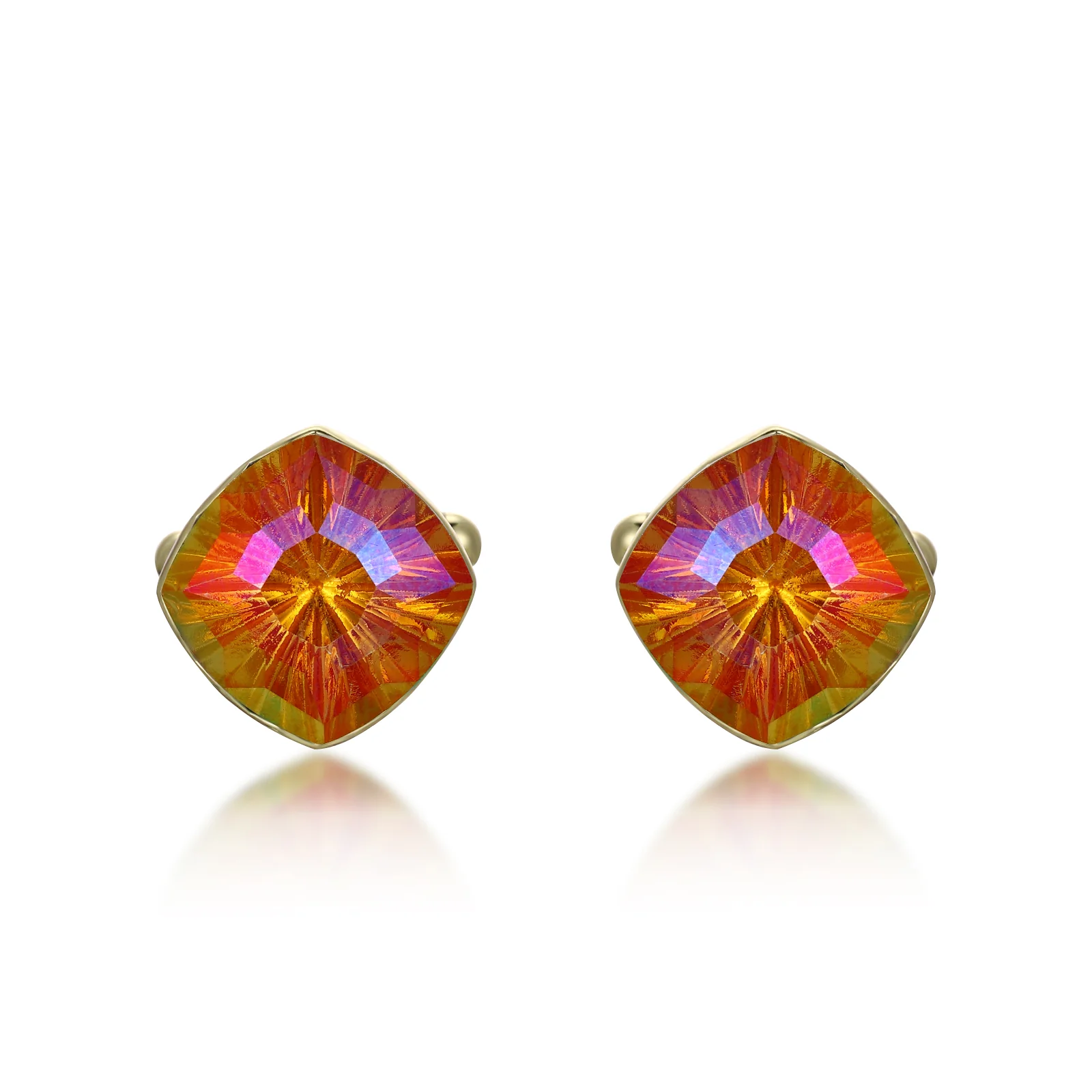Iridescent Crystal Cufflinks - Image 5