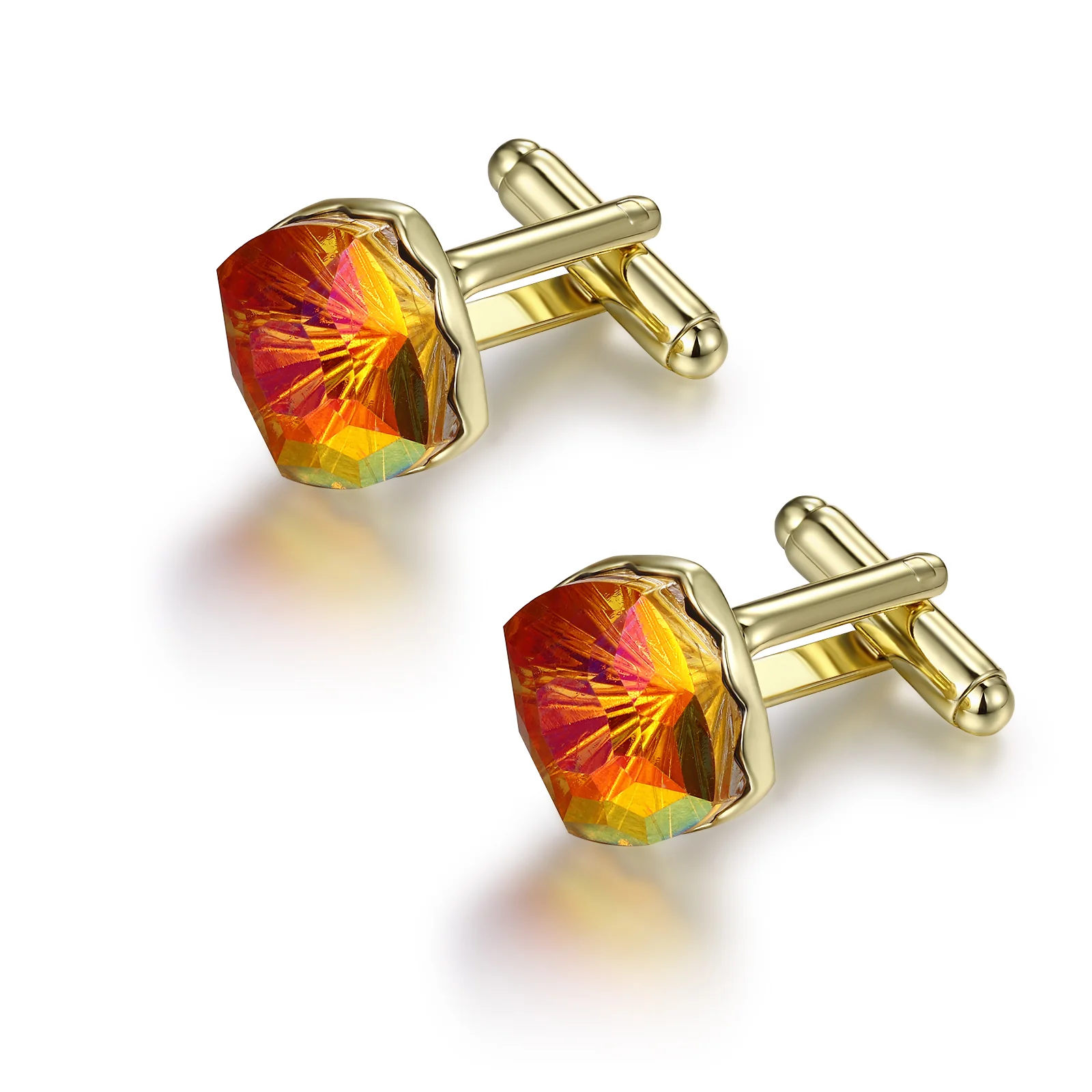Iridescent Crystal Cufflinks - Image 6