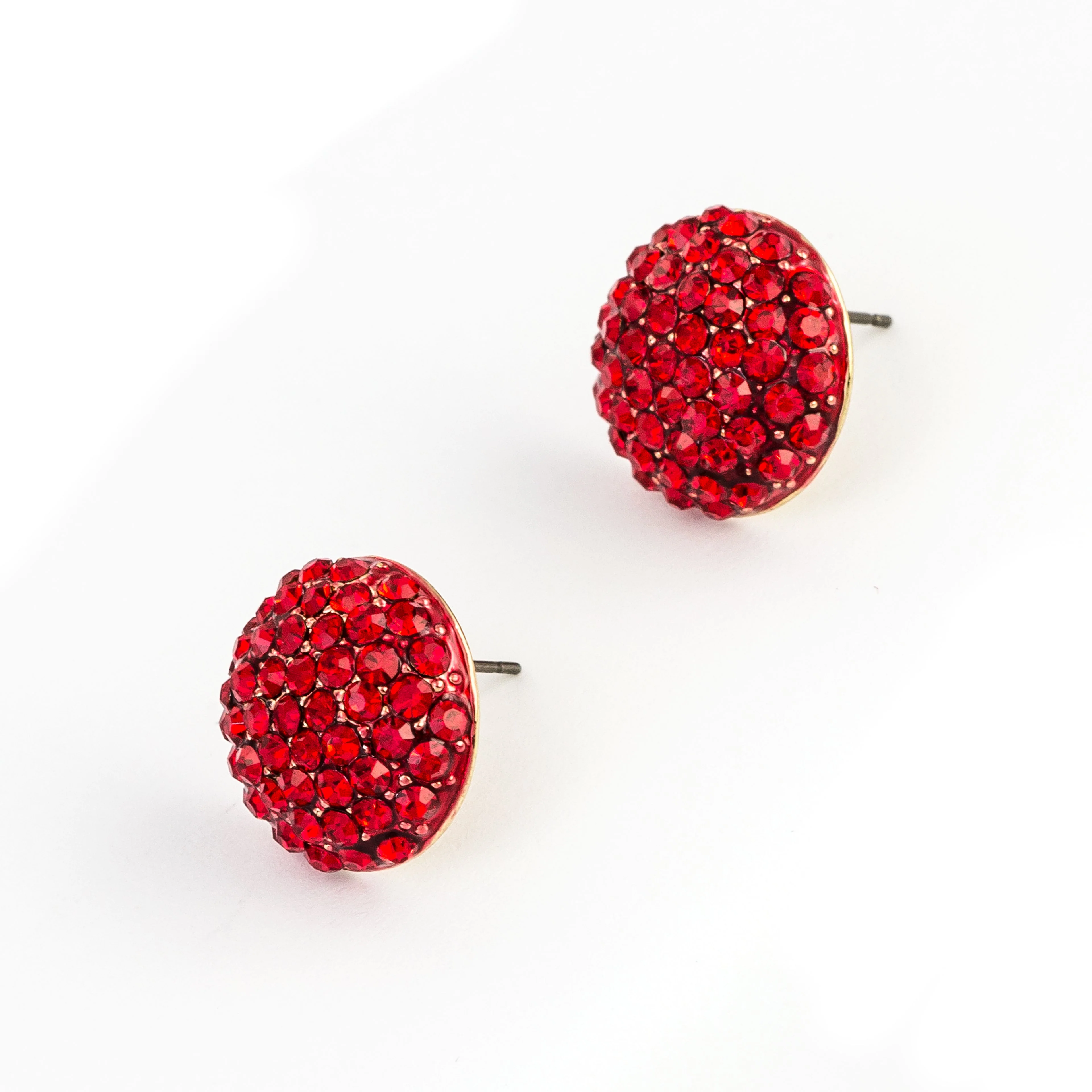 Large Crystal Stud Earrings - Image 12
