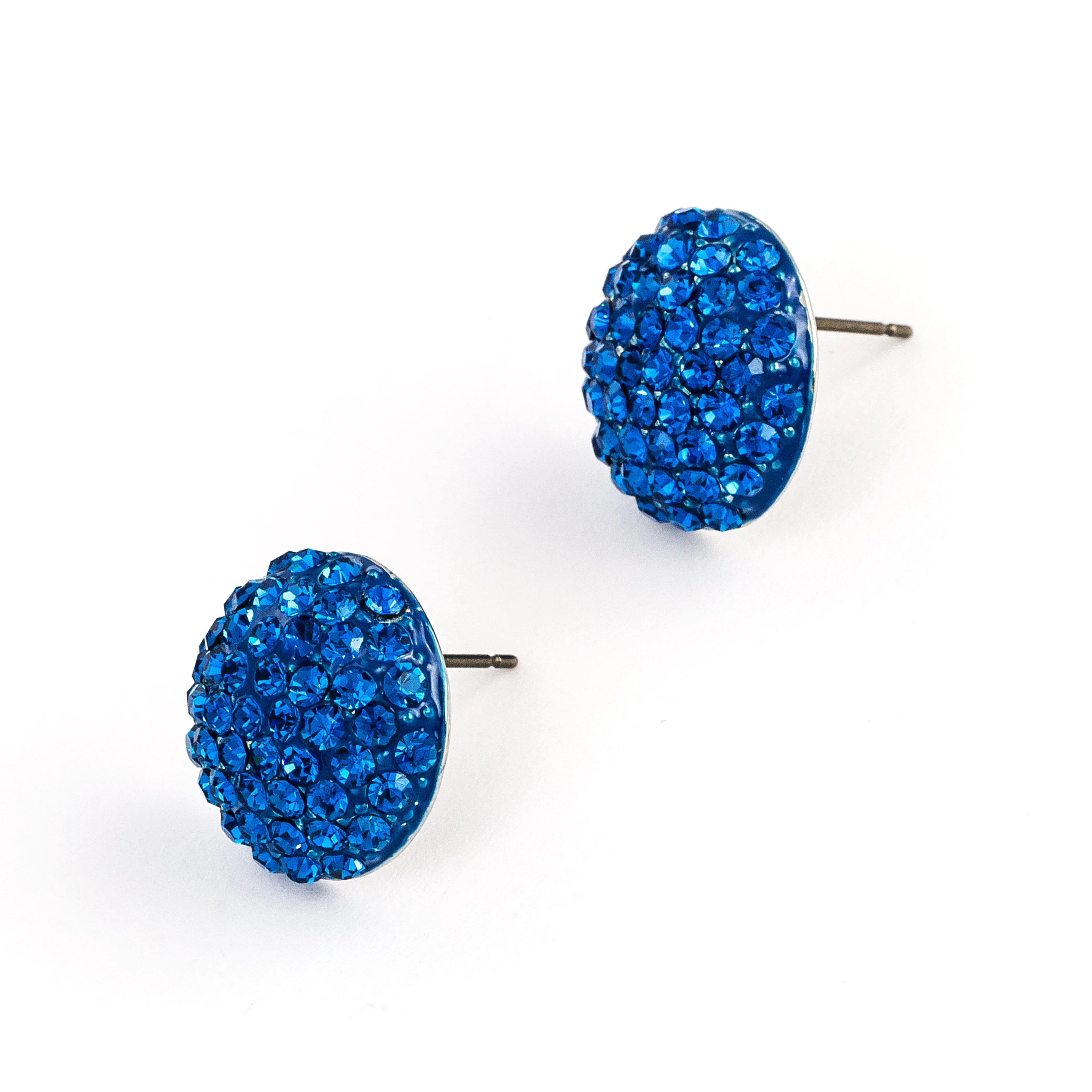 Large Crystal Stud Earrings - Image 13
