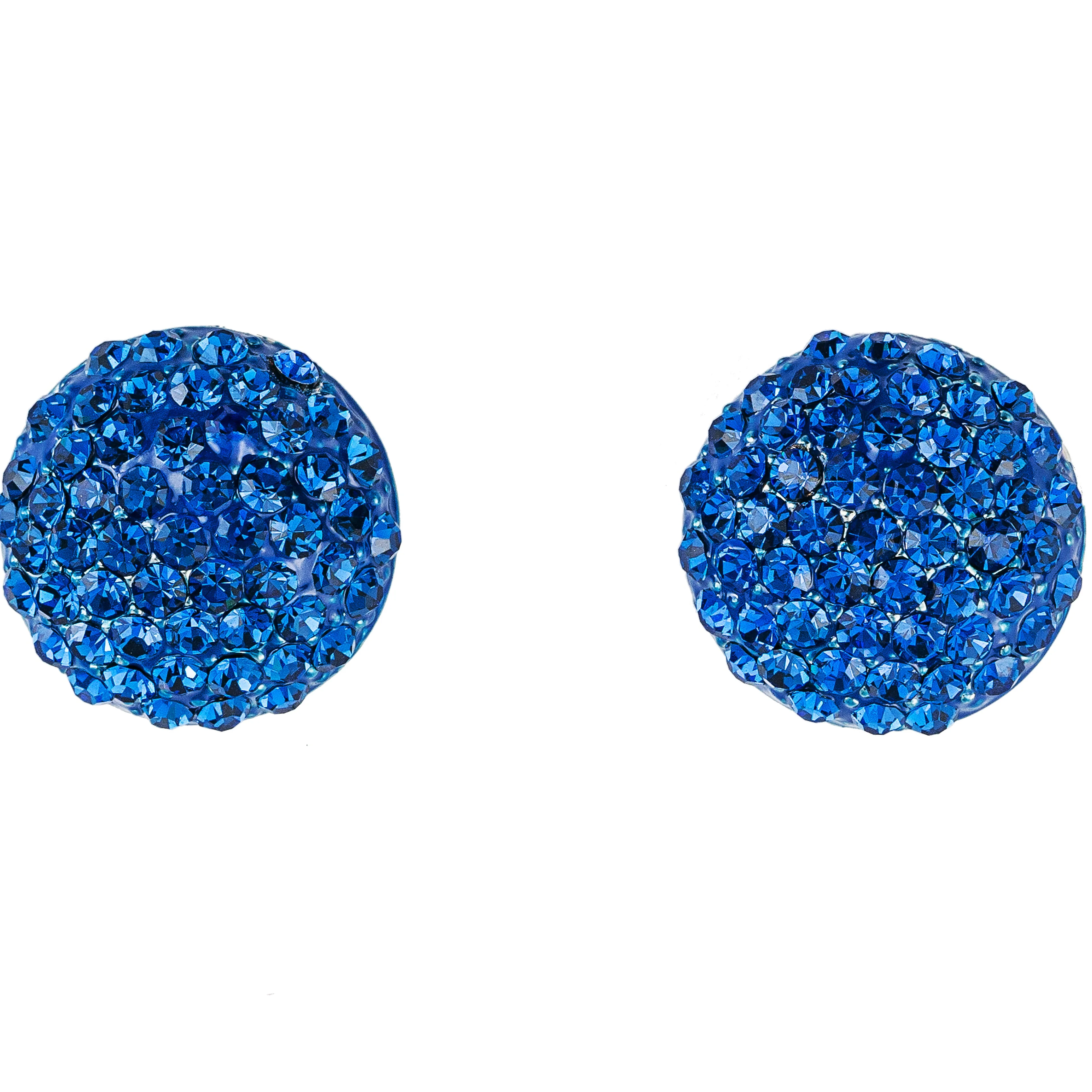 Large Crystal Stud Earrings - Image 3