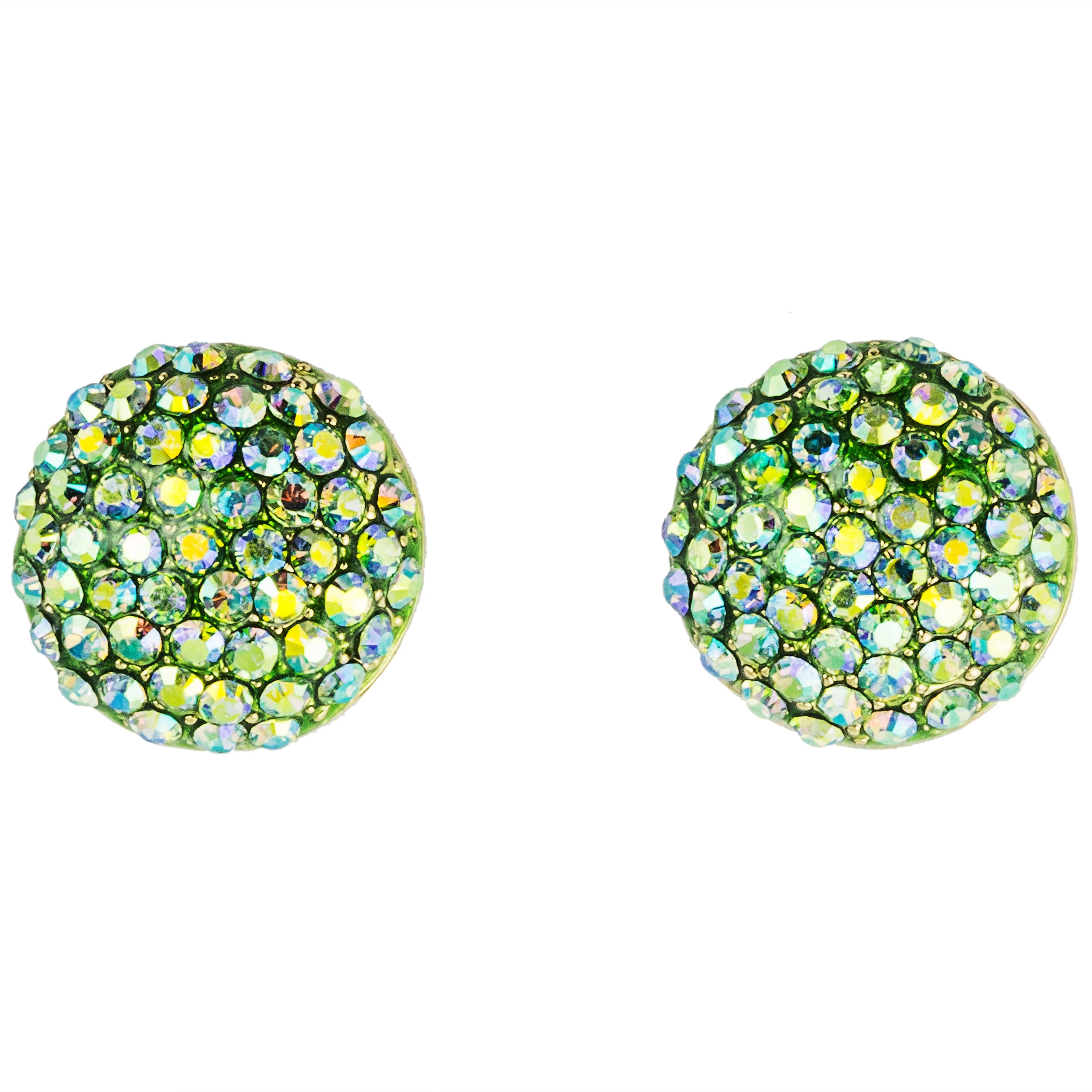 Large Crystal Stud Earrings - Image 5