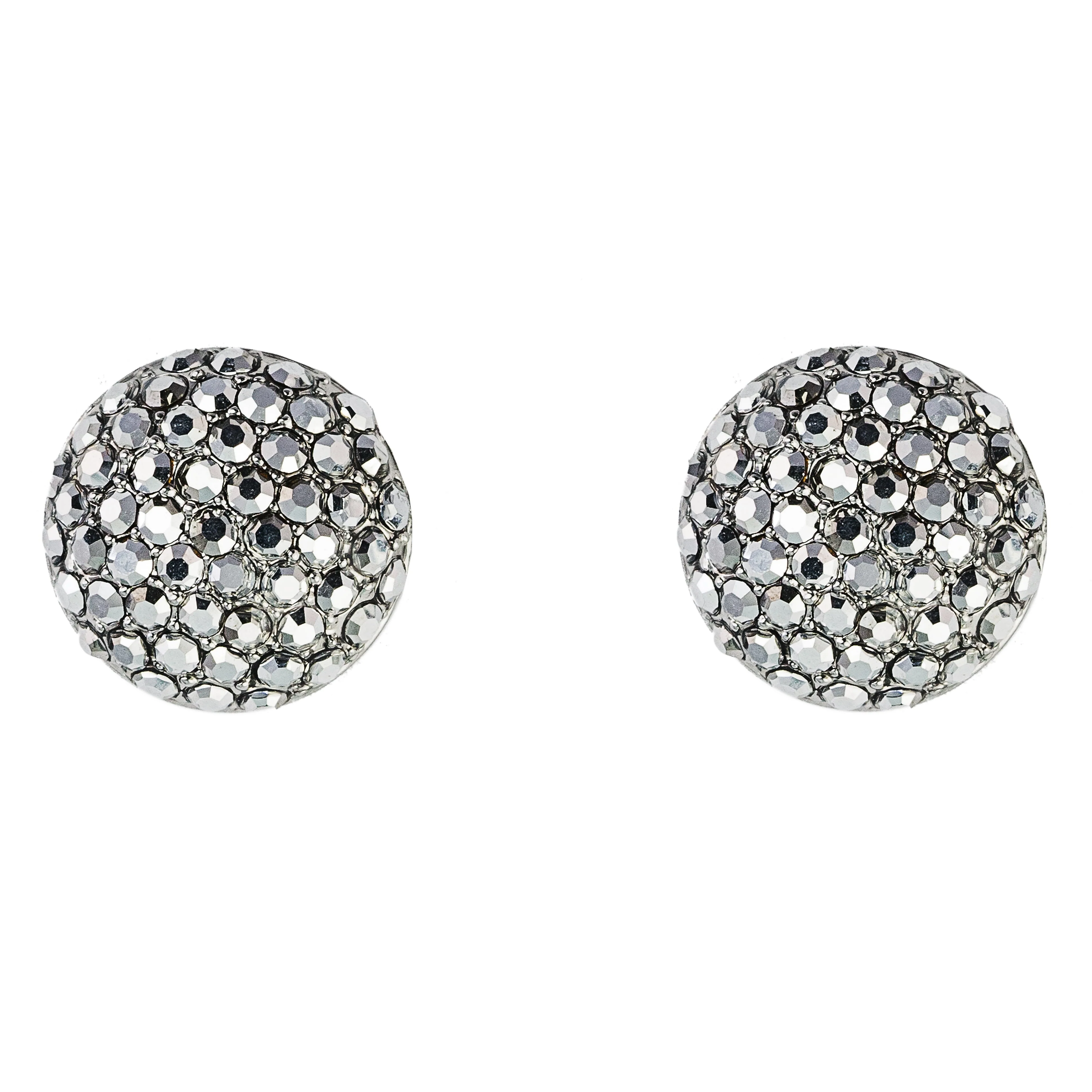 Large Crystal Stud Earrings - Image 7
