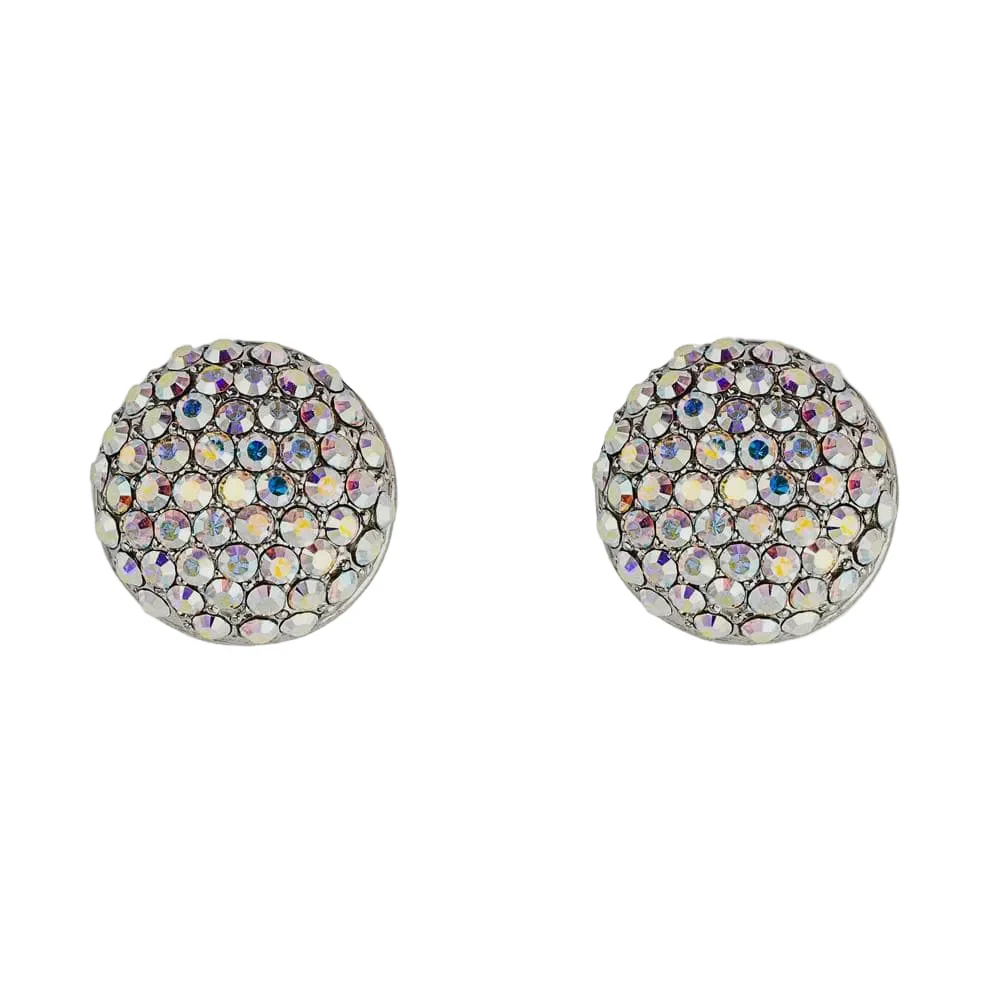 Large Crystal Stud Earrings - Image 8
