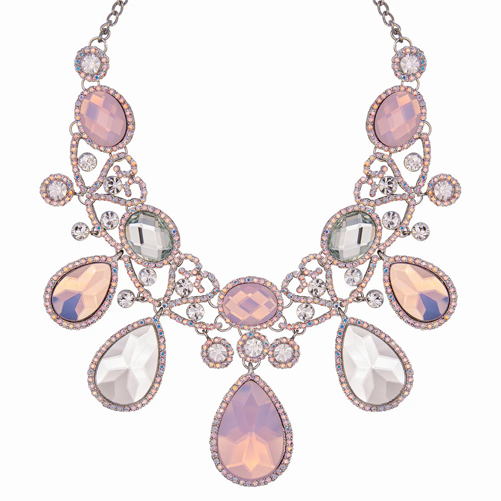 Mirror Hearts and Teardrops Necklace - Image 3