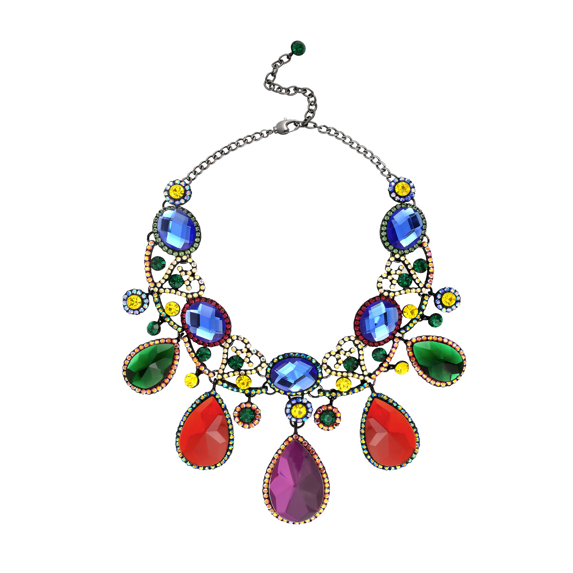 Mirror Hearts and Teardrops Necklace - Image 7