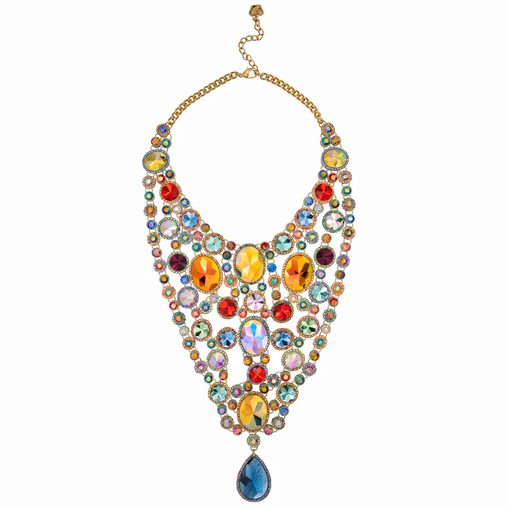 Mirror Elaborate Teardrop Necklace - Image 3