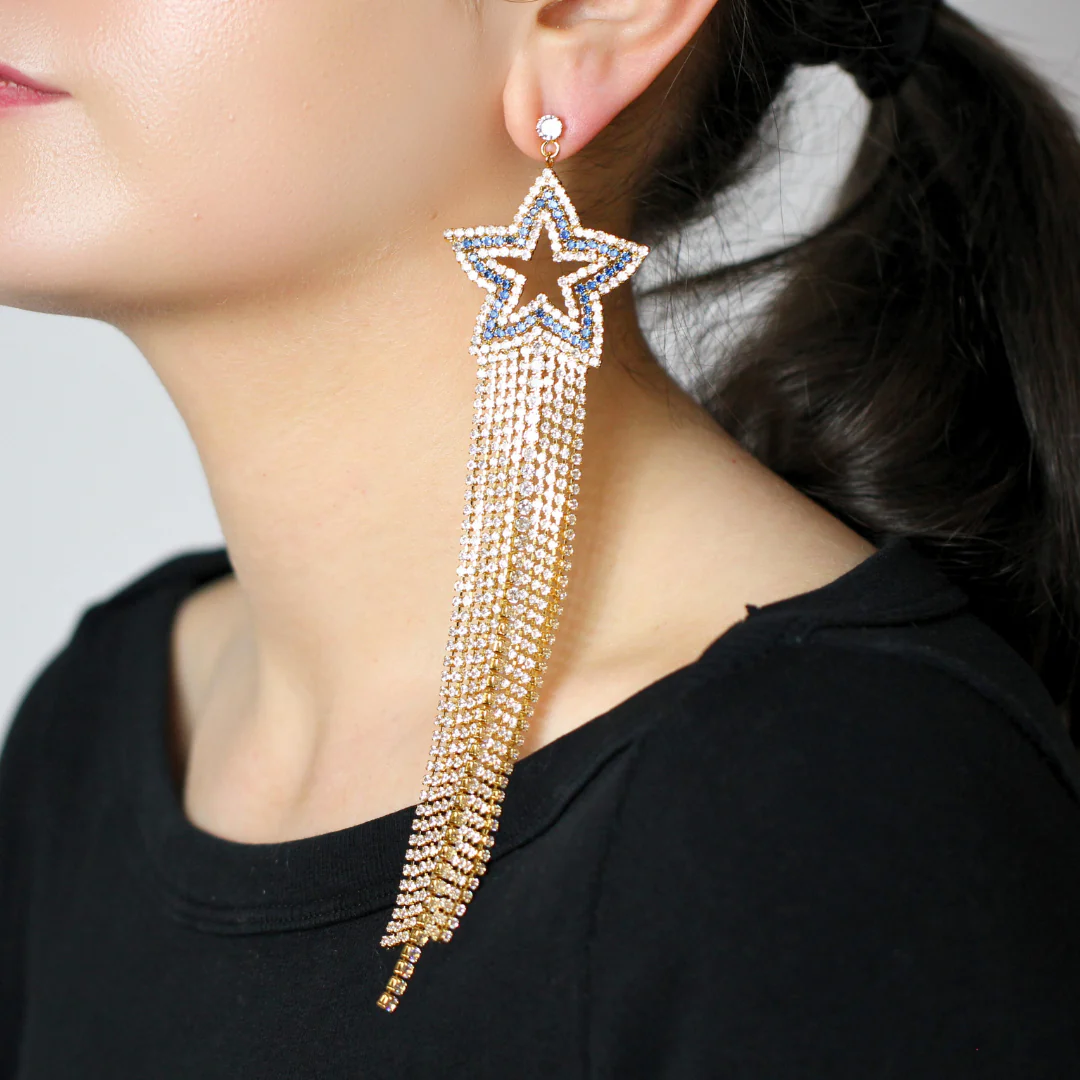 Statement Star Earrings - Image 4