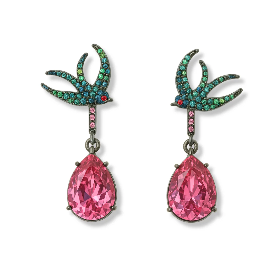 Flying Swallow Earrings - Image 3