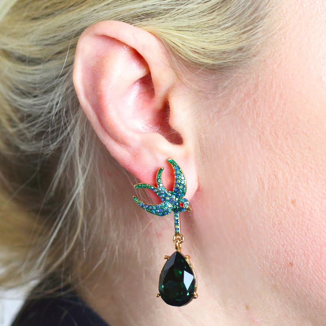 Flying Swallow Earrings - Image 4