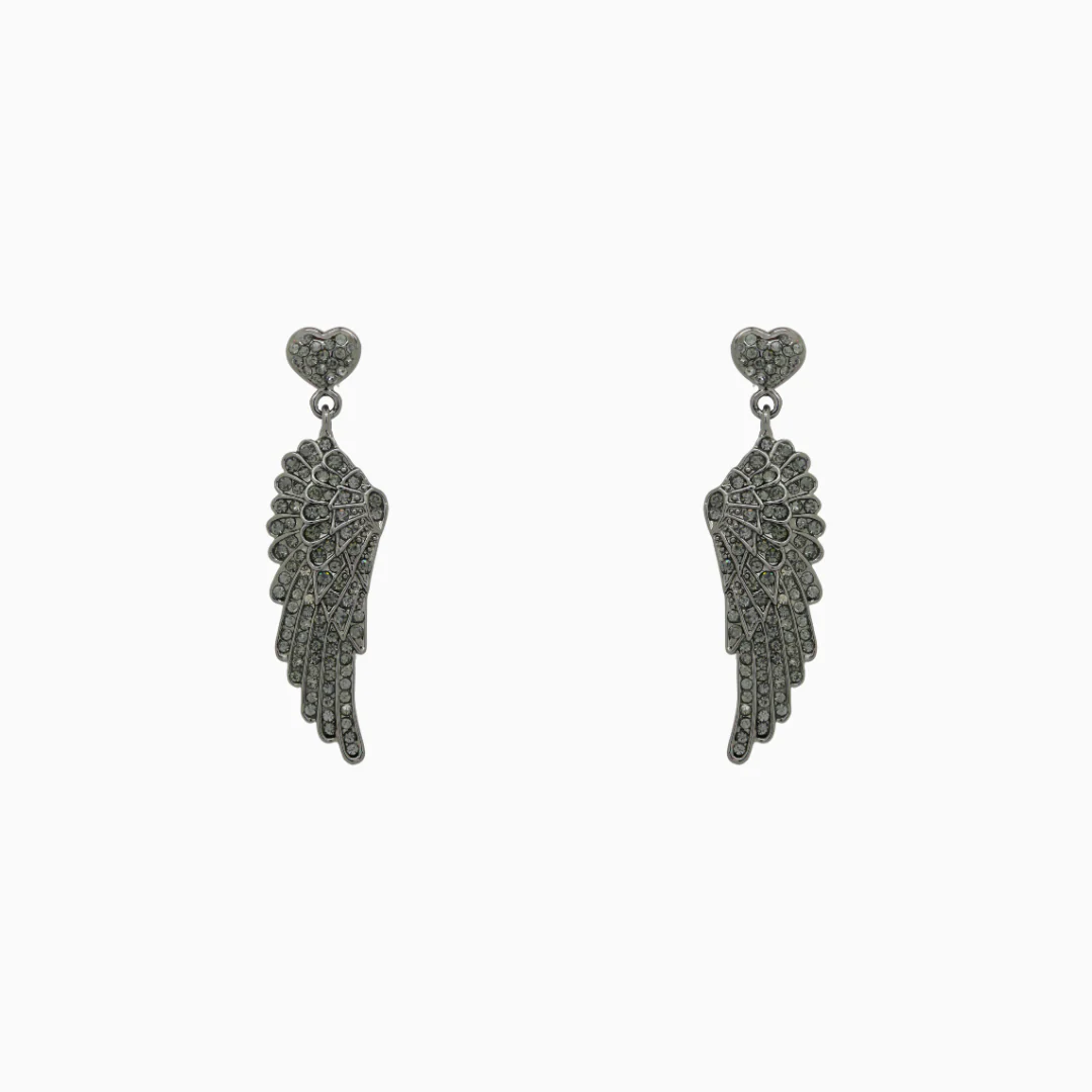 Wing and Heart Earrings - Image 4